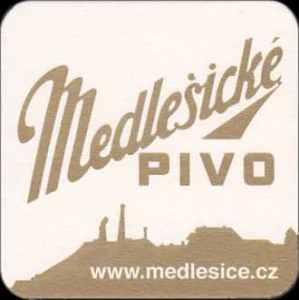 Medlešické PIVO www.medlesice.cz (bílo-zelený) (PTMP-Č-a)