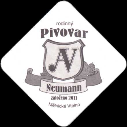 Pivovar Neumann založeno 2011 (bílo-černý) (PTMP-Č-a) 