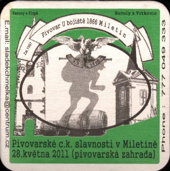Pivovarské c.k. slavnosti v Miletíně 28.května 2011 (PTMP-Č-a)