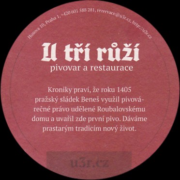 U tří růží pivovar a restaurace (PTMP-K-ab) 