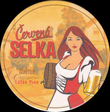 Červená SELKA Světlé Originální LEŽÁK PIVO (PTEX-K-ab) 