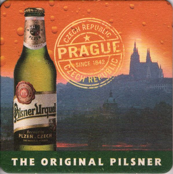 Pilsner urquell THE ORIGINAL PILSNER PRAGUE (PTEX-Č-ab)
