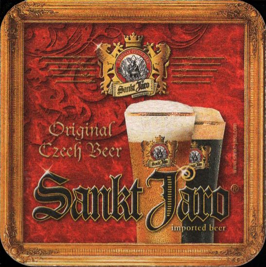 Original Czech Ber Sankt Jaro imported beer (PTEX-Č-a)