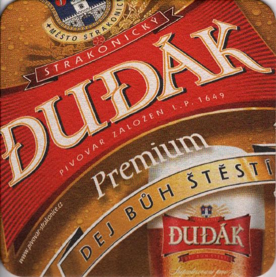 STRAKONICKÝ DUDÁK Premium DEJ BŮH ŠTĚSTÍ (PTVP-Č-a)