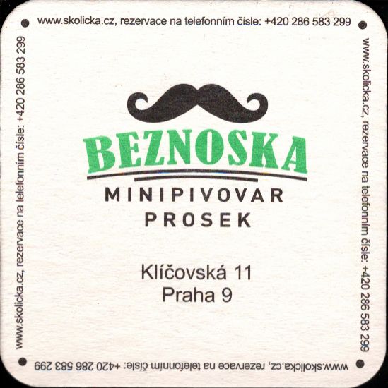 BEZNOSKA MINIPIVOVAR PROSEK (PTMP-Č-a)