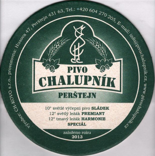 PIVO CHALUPNÍK PERŠTEJN SLÁDEK PREMIANT HARMONIE SPECIÁL