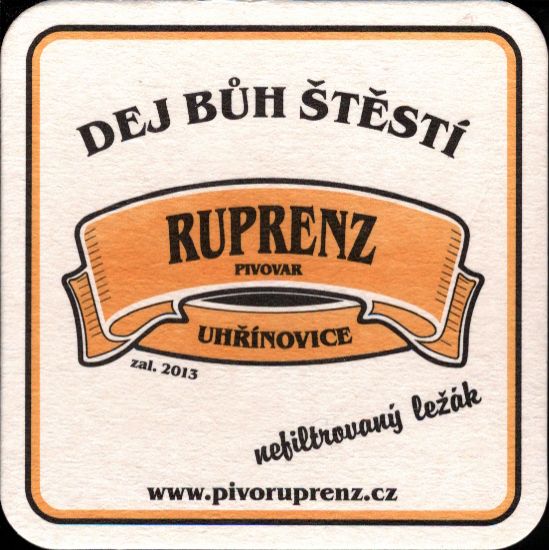 RUPRENZ PIVOVAR UHŘÍNOVICEm(PTMP-Č-a)