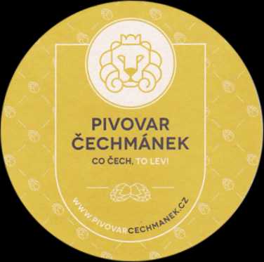 PIVOVAR ČECHMÁNEK CO ČECH, TO LEV! WWW.PIVOVARCECHMANEK.CZ (černý) (PTMP-K-ab) 