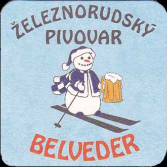 ŽELEZNORUDSKÝ PIVOVAR BELVEDER (modrý kabátek) (PTMP-Č-a) 