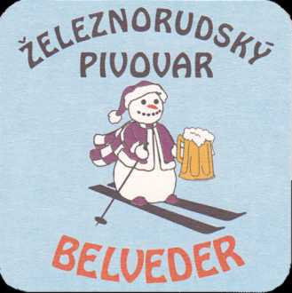 ŽELEZNORUDSKÝ PIVOVAR BELVEDER (fialový kabátek) (PTMP-Č-a) 