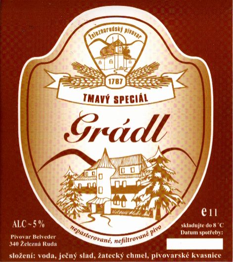 Grádl TMAVÝ SPECIÁL (1L) (Železná Ruda) (S)