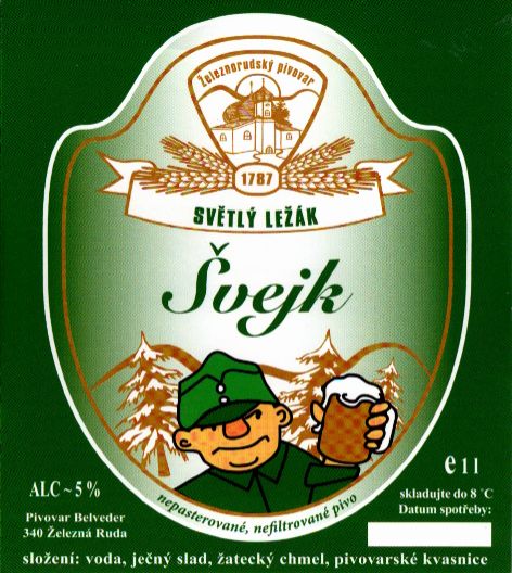 Švejk SVĚTLÝ LEŽÁK (1L) (Železná Ruda) (S)