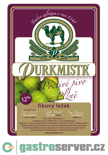 12% PURKMISTR fíkový ležák (rok 2013)