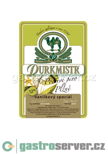 12% PURKMISTR vanilkový speciál (rok 2010)
