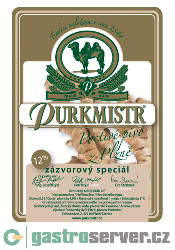 12% PURKMISTR zázvorový speciál (rok 2011)