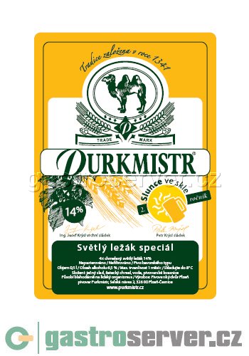 13% PURKMISTR Světlý 13% speciál (rok 2013)