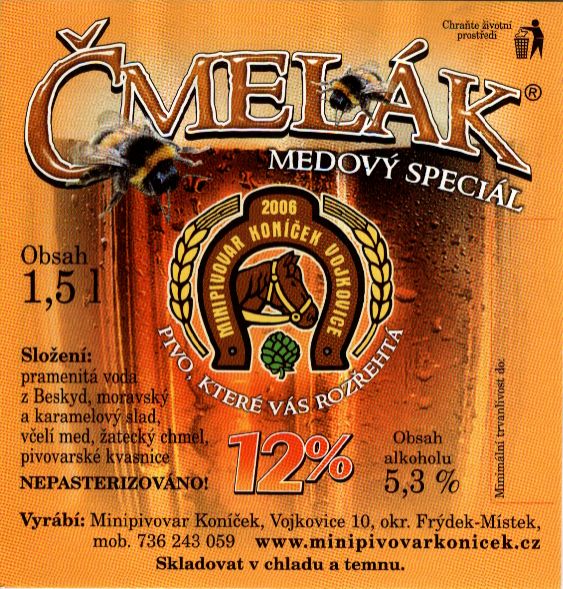 12% ČMELÁK MEDOVÝ SPECIÁL (1,5L)