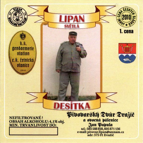 LIPAN SVĚTLÁ DESÍTKA (Dražíč) (E)