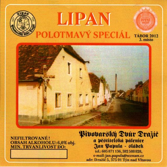 LIPAN POLOTMAVÝ SPECIÁL (Dražíč) (E)
