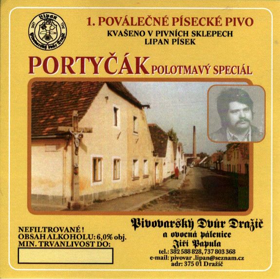 LIPAN POLOTMAVÝ SPECIÁL - PORTYČÁK (Dražíč) (E)