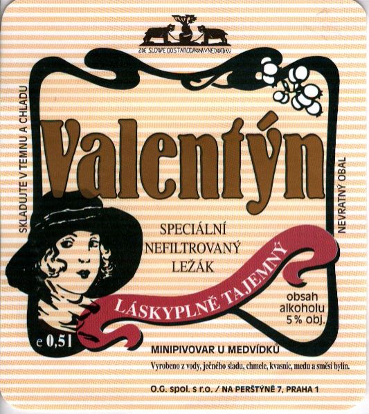 Valentýn SPECIÁLNÍ NEFILTROVANÝ LEŽÁK (0,5L)