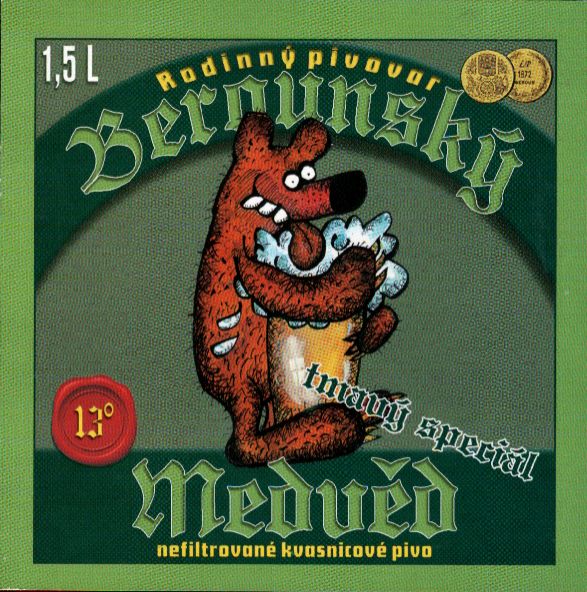 13° Berounský Medvěd tmavý speciál (1,5L) (Beroun) (S)