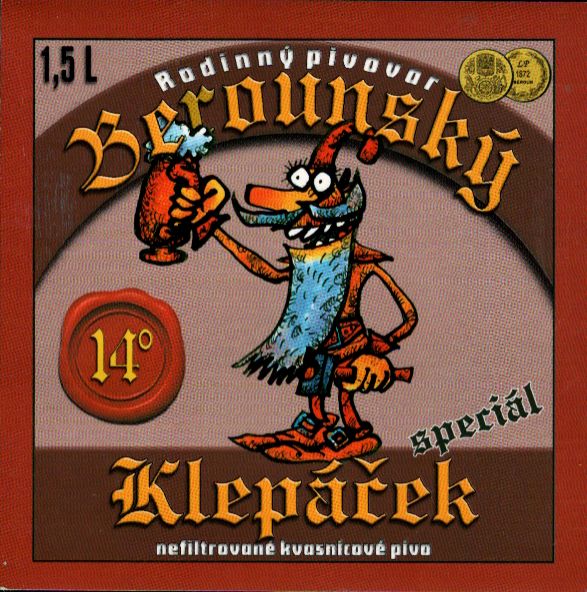 14° Berounský Klepáček speciál (1,5L) (Beroun) (S)