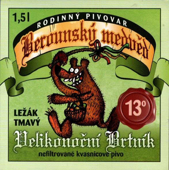 13° Velikonoční Brtník TMAVÝ LEŽÁK (1,5L) (Beroun) (S)