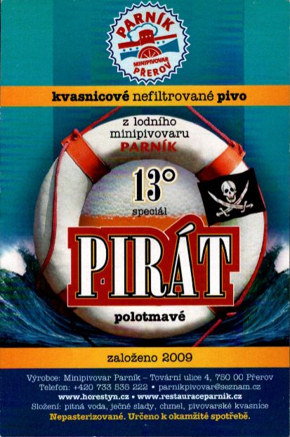 13° PIRÁT polotmavé