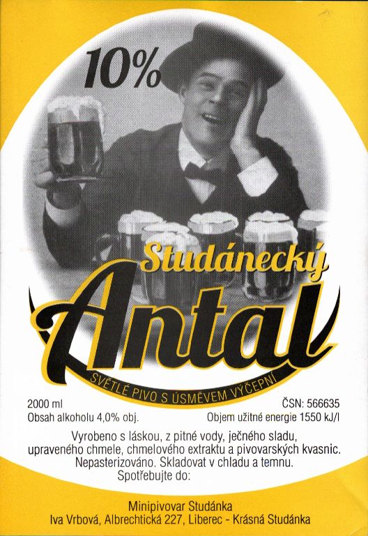 10% Studánecký Antal (2000ml) (Studánka-Liberec) (S)