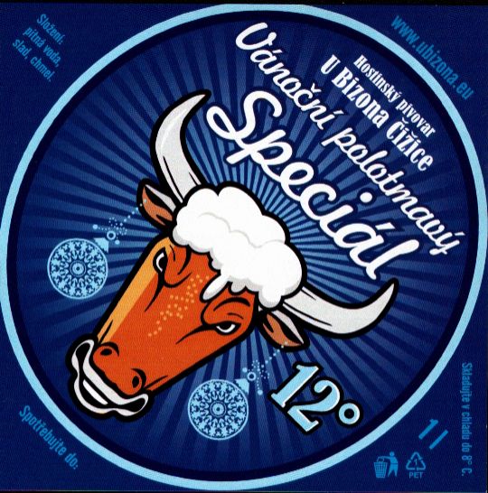 12° Vánoční polotmavý Speciál (1L) (Čížice) (S)