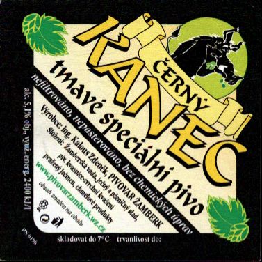 ČERNÝ KANEC tmavé speciální pivo č.2 
