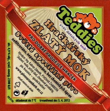 Teddies Hračkářský ZLATÝ MOK 