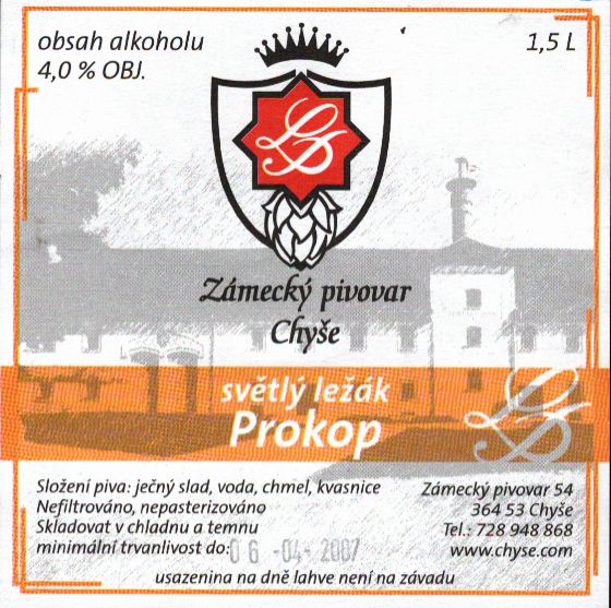 Prokop světlý ležák (1,5L) 