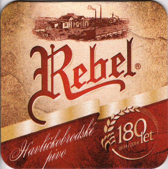 Rebel Havlíčkobrodské pivo 180 let