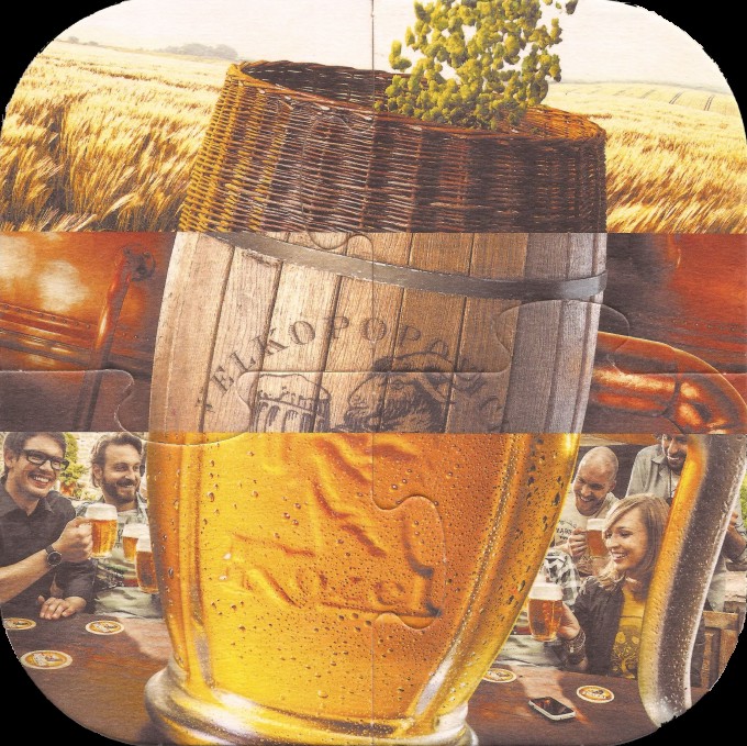 VELKOPOPOVICKÝ Kozel zal. 1874 (PTEX-S-ab) (puzzle 4ks)