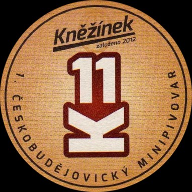 Kněžínek založeno 2012 K11 1. ČESKOBUDĚJOVICKÝ MINIPIVOVAR (PTMP-K-ab)