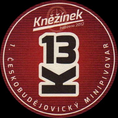 Kněžínek 13K 1.ČESKOBUDĚJOVICKÝ MINIPIVOVAR (červený) č.2 (PTMP-K-ab)