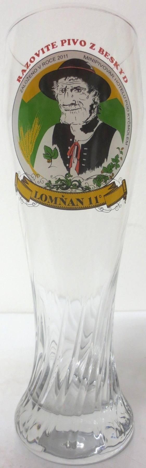 LOMŇAN 11° RAZOVITE PIVO Z BESKYD (0,5L) (červený nápis nahoře) Perelsee č.1