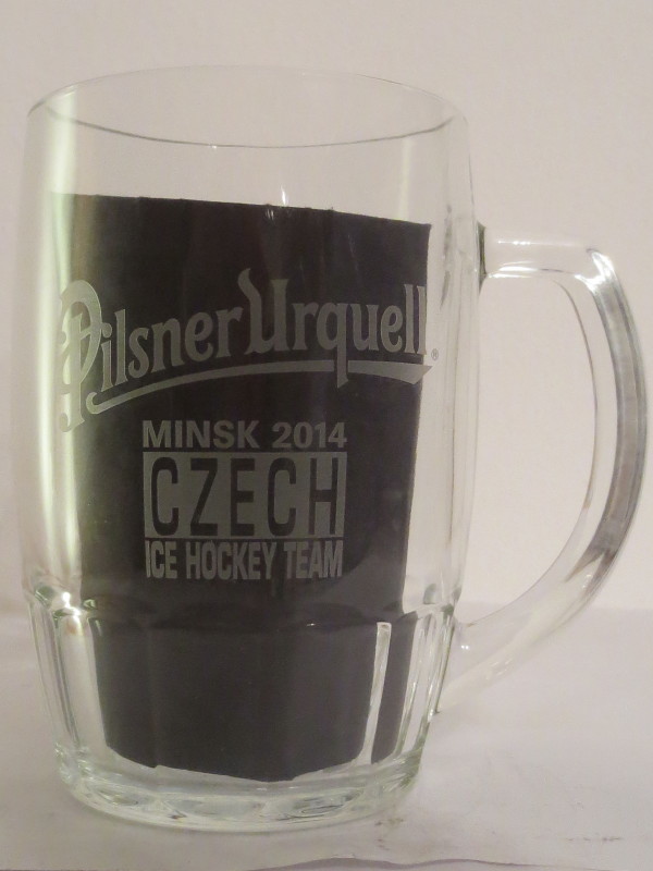 Pilsner Urquell MINSK 2014 CZECH ICE HOCKEY TEAM (0,5L) krýgl
