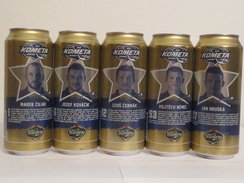 Starobrno MEDIUM HOCKEY Nr.2 (5 cans set) ) (B/O) (50cl)