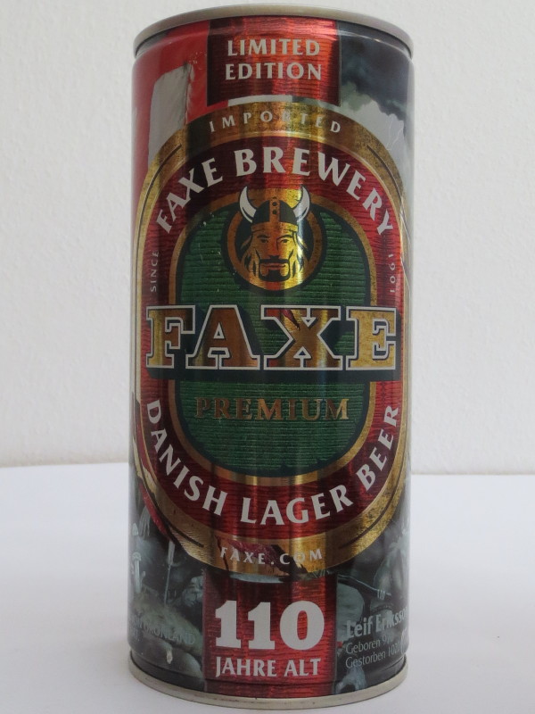 FAXE DANISH LAGER BEER 110 JAHRE ALT (CS) (B/O)