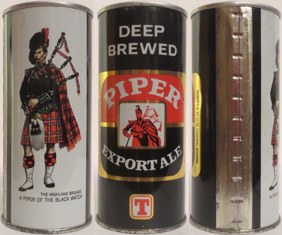 PIPER EXPORT ALE THE HIGHLAND BRIGADE A PIEPER OF THE BLACK WATCH (SS) (44cl)
