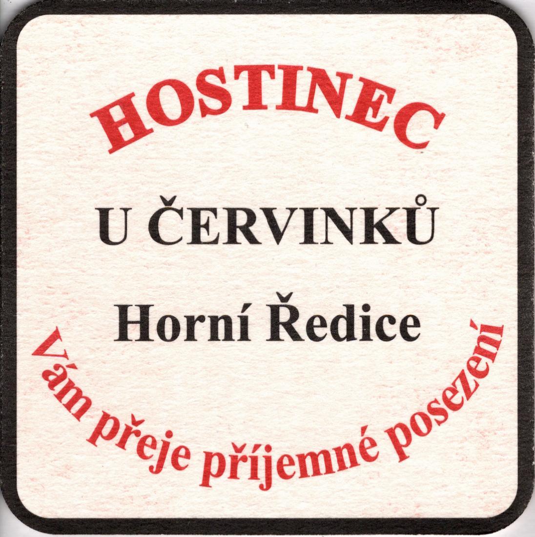 PIVOVAR MORDÝŘ HOSTINEC U ČERVENKŮ Horní Ředice (PTMP-Č-ab)