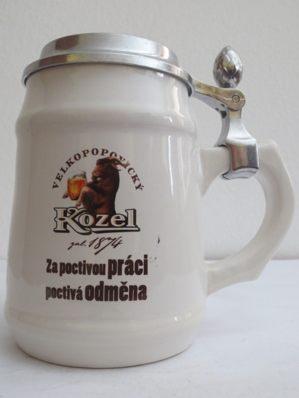 VELKOPOPOVICKÝ Kozel zal. 1874 Za poctivou práci poctivá odměna (0,5L)