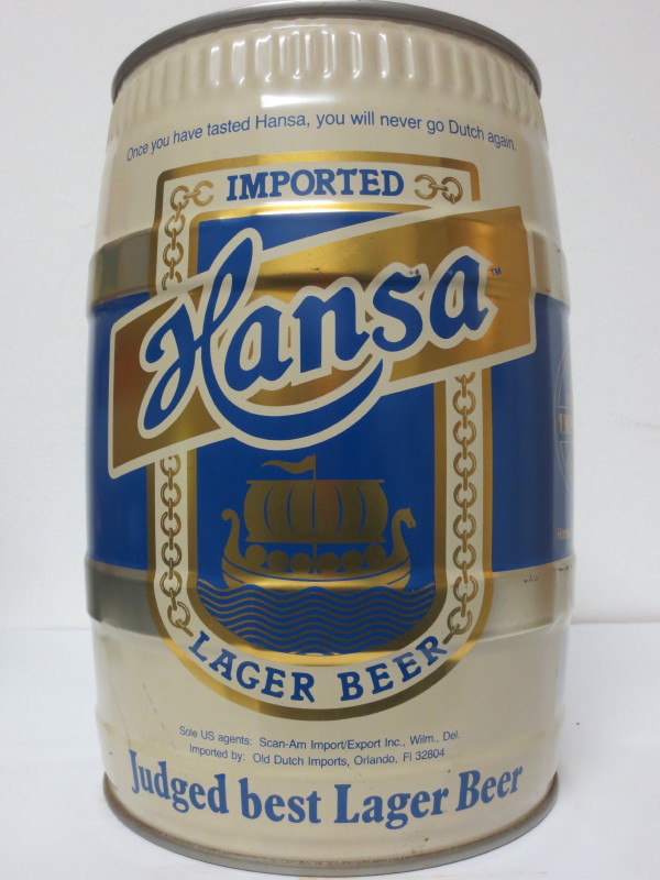 IMPORTED HANSA LAGER BEER