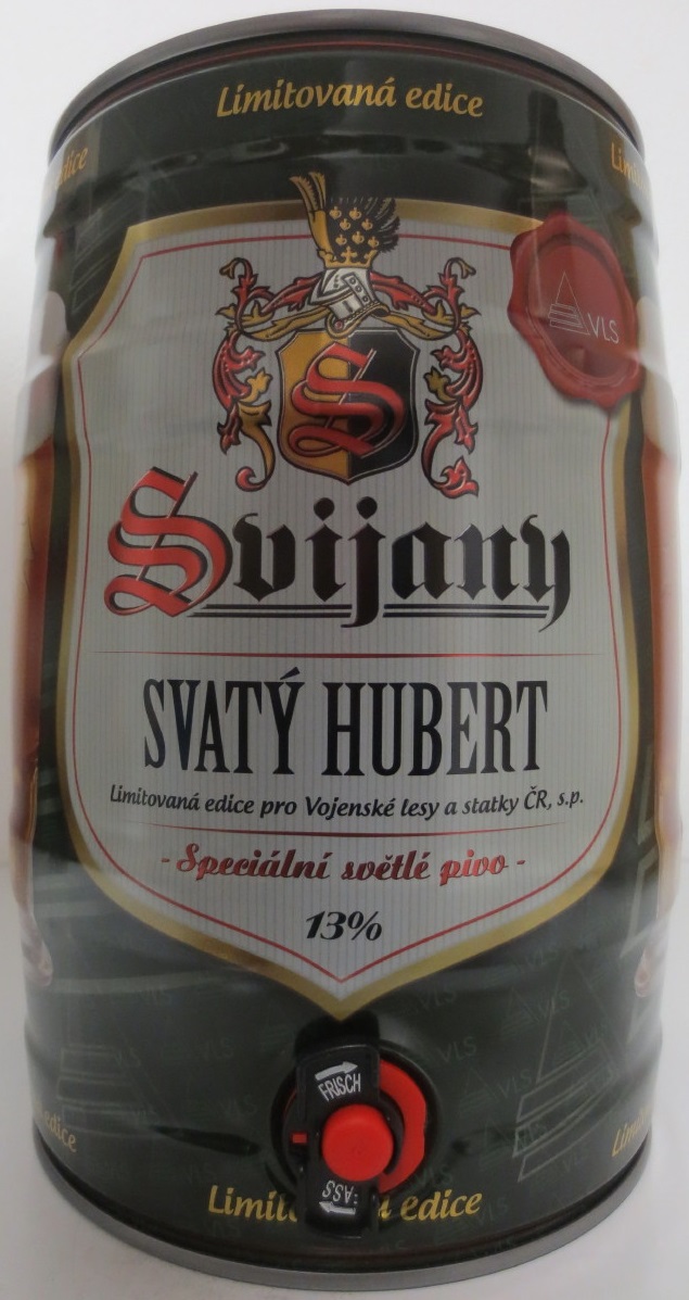 Svijany SVATÝ HUBERT Speciální světlé pivo 13%