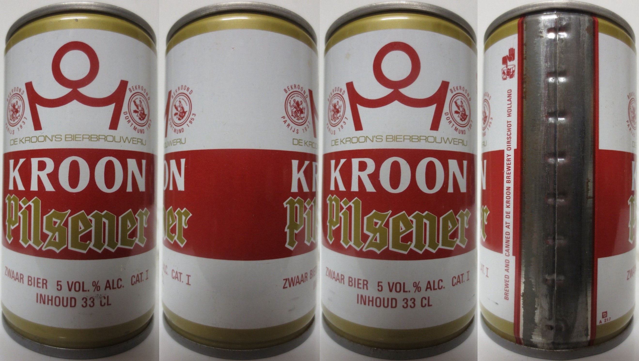 KROON Pilsener can from HOLLAND (CS) (33cl)