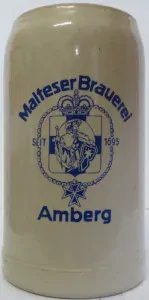 Malteser Brauerei Amberg (1L) tankards