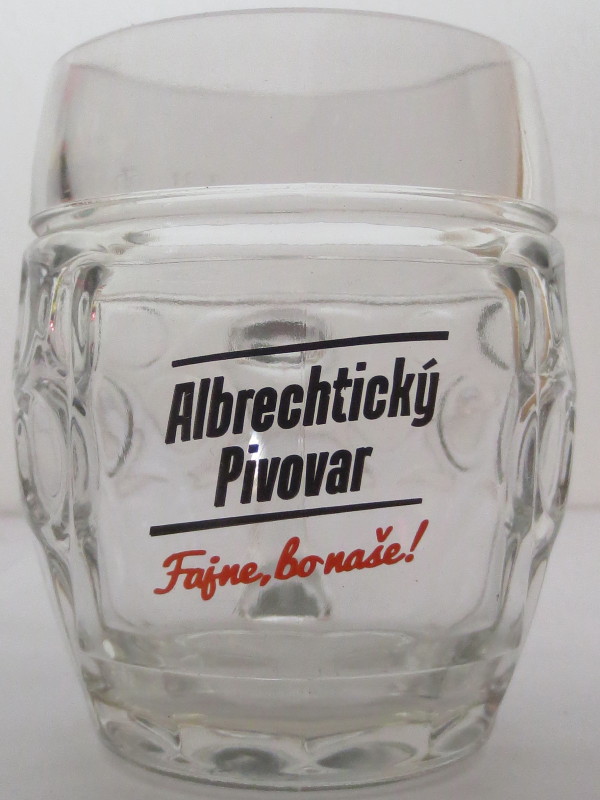 Albrechtický Pivovar Fajne, bo naše! (0,3L) Tübinger